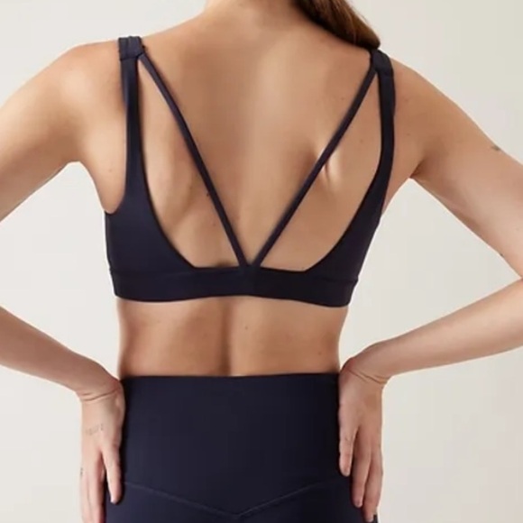 Athleta Sports Bra Navy Blue Size XL Exhale Bra A-C - Picture 6 of 6